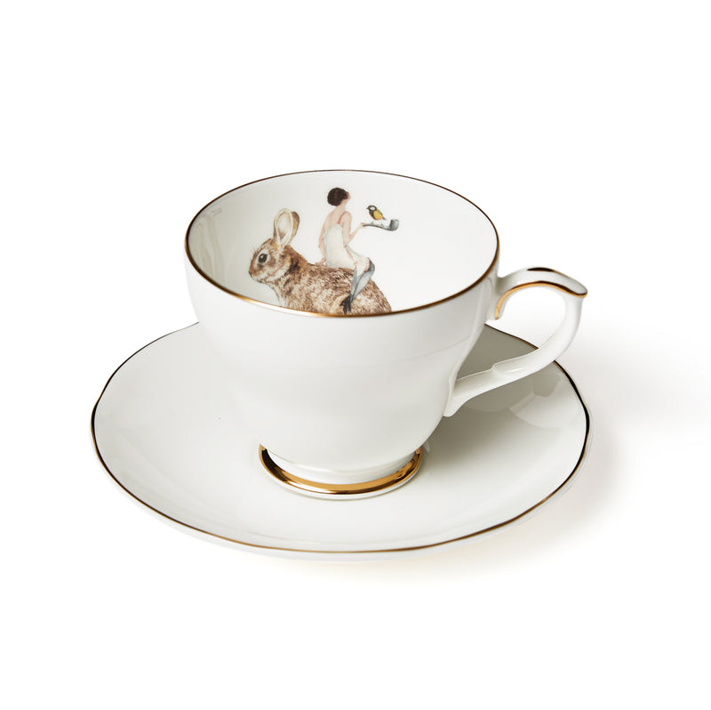 Angel Teacup & Saucer