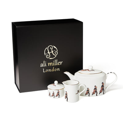 Lost Gentleman Teapot, Milk Jug & Sugar Pot Gift Set